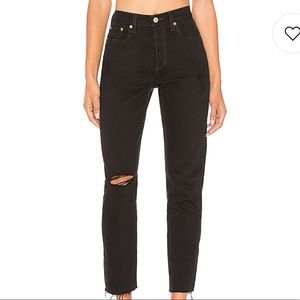 Levi’s wedgie fit jeans in black desert